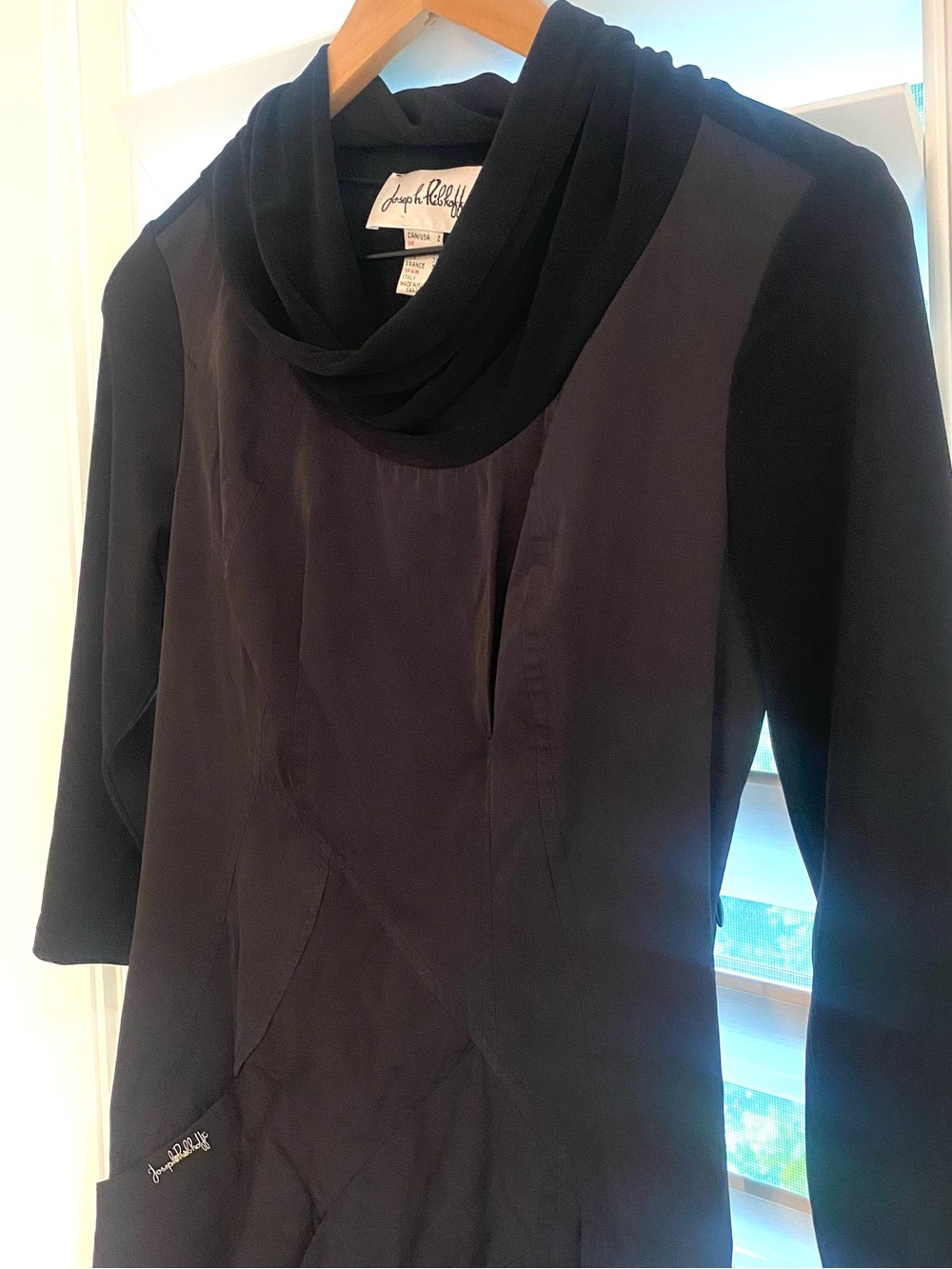 Joseph Ribkoff Black Cowl Neck Women's dress